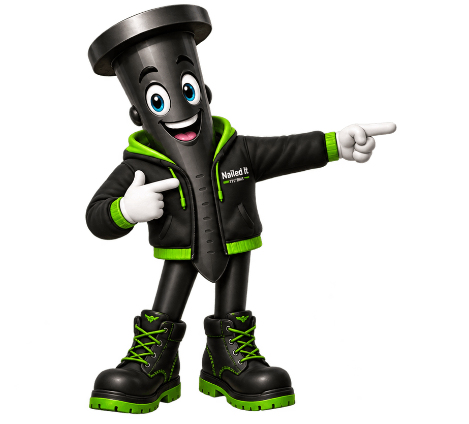 Nailly, the Nailed It Systems mascot
